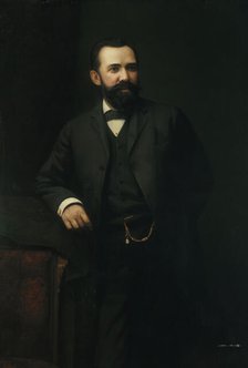 Portrait of Colonel Guilford Wiley Wells, c1886. Creator: Albert Jenks.