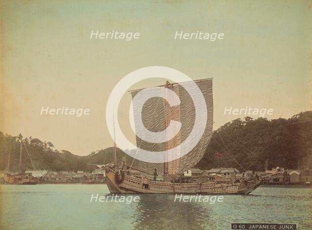 Japanese Junk, 1870s-1890s. Creator: Kusakabe Kimbei.