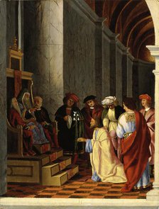 Saint Joseph and the Virgin's Suitors, 1508. Creator: Lorenzo Lotto.
