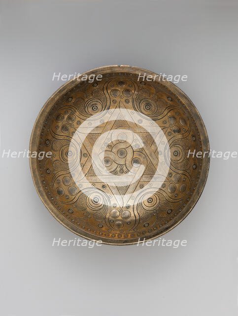 High-Tin Bronze Bowl, present-day Afghanistan, 12th century. Creator: Unknown.