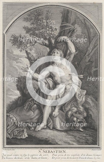 St. Sebastian,.n.d. Creator: Edme Jeaurat.