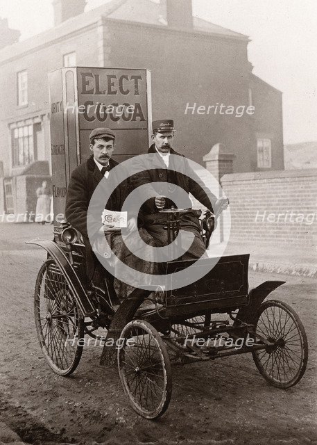 The first motor-car in York, Yorkshire,  1897. Artist: Unknown