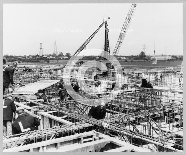 Ford Motor Company Works, Thames Foundry, Dagenham, Havering, GLA, 30/05/1956. Creator: John Laing plc.