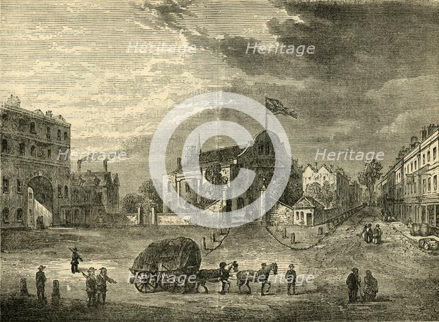 'Old Kensington Church, about 1750', (c1876). Creator: Unknown.