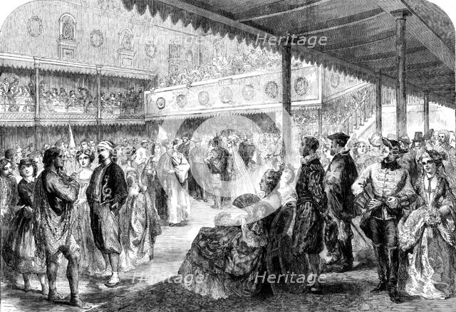 The Preston Guild Festival: costume ball in the Guild Assembly Room, 1862. Creator: Unknown.