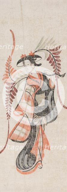 Wisteria Maiden (Fuji Musume), 17th century. Creator: Unknown.