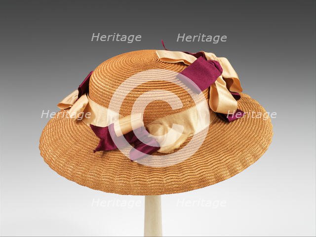 Sailor hat, American, 1883. Creator: Unknown.