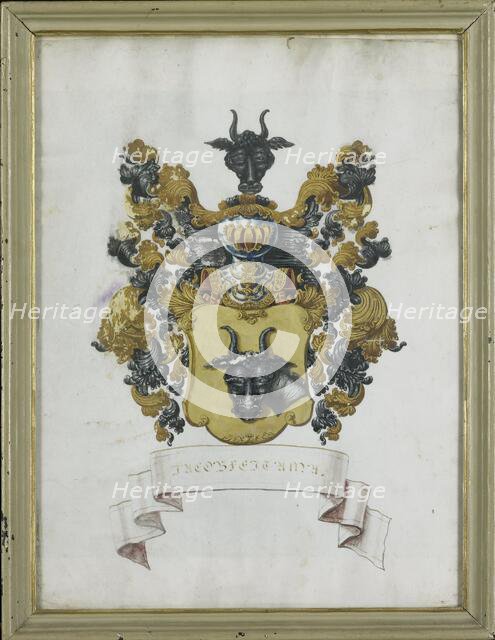 The coat of arms of Jacob Feitama II (1698-1774), 1725-1774. Creator: Anon.