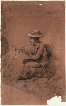 Portrait of John Ross Key, 1854-55. Creator: James Abbott McNeill Whistler.
