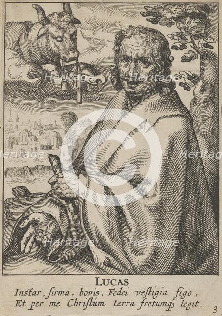 Luke, from The Four Evangelists, 1610-20. Creator: Petrus Feddes.