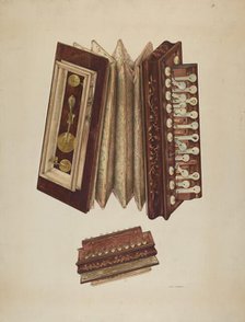 Woman's Accordian, 1938. Creator: John Thorsen.