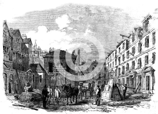 Demolition of Lyon's Inn, Strand, 1862. Creator: Unknown.