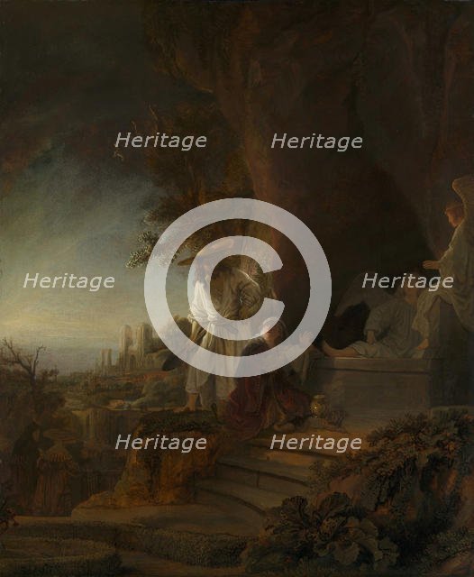 Christ appears to Mary Magdalene (Noli me tangere), 1638. Creator: Rembrandt van Rhijn (1606-1669).