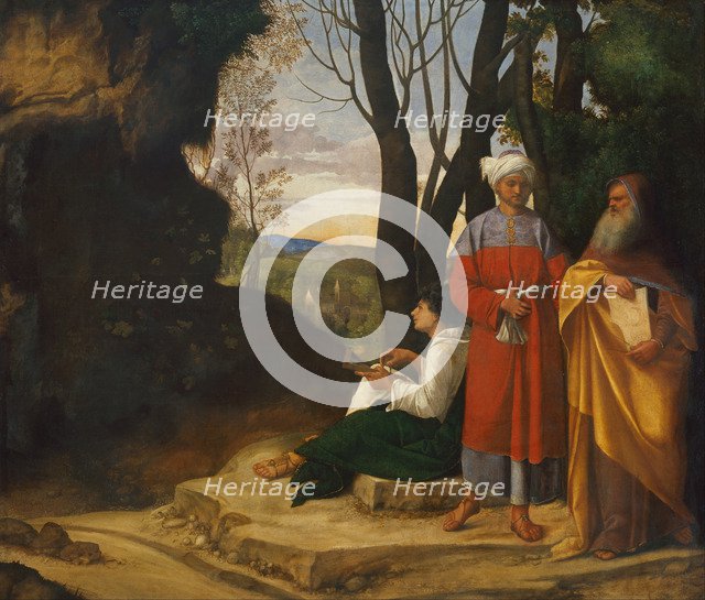 Three Philosophers, 1508-1509. Artist: Giorgione (1476-1510)