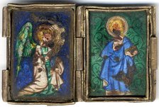 Diptych with the Annunciation, British, 14th century. Creator: Unknown.