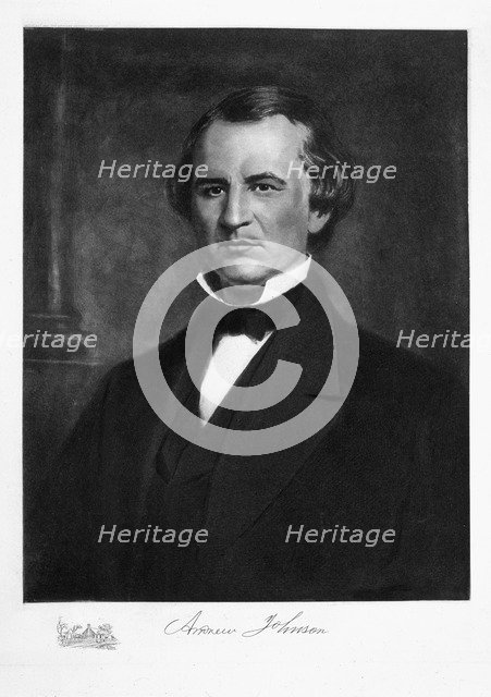 Andrew Johnson, 17th President of the United States of America, 19th century. Artist: Unknown