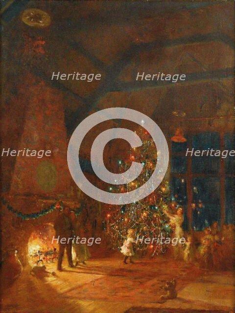 Christmas Eve in the Studio, 1911. Creator: Fairchild, Mary Louise (1858-1946).