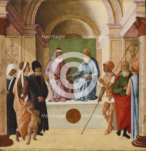 The Story of Susanna: The Elders as Judges, c1488-90. Creator: Lorenzo Costa.