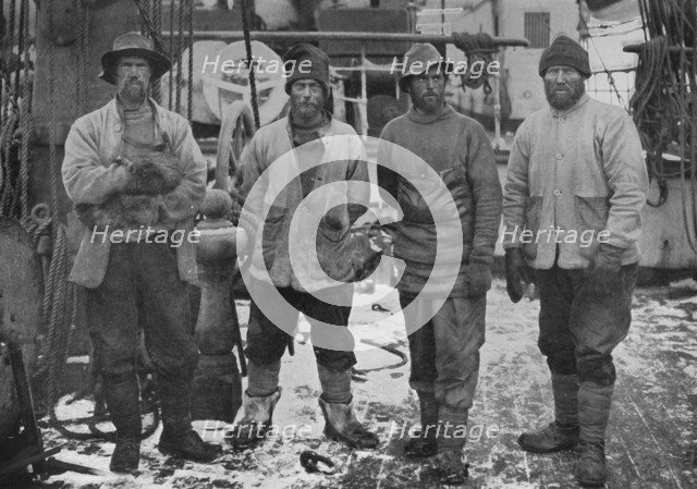 'The Second Western Party The Day They Were Picked Up By The Ship', 1912, (1913). Artist: Herbert Ponting.