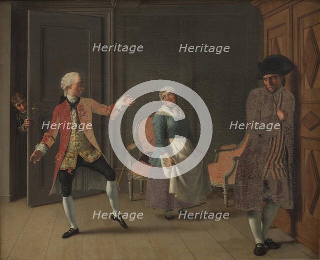 From Ludvig Holberg's "Jean de France", Act 1, Scene 6, 1812. Creator: CW Eckersberg.