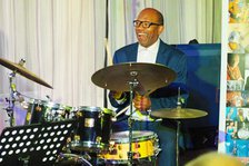 Sangoma Everett, Jazz Club, Dorking, Surrey, 20 Sept 2022. Creator: Brian O'Connor.