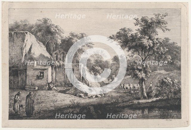 The Little Hermitage, 1793. Creator: Jean-Jacques de Boissieu.