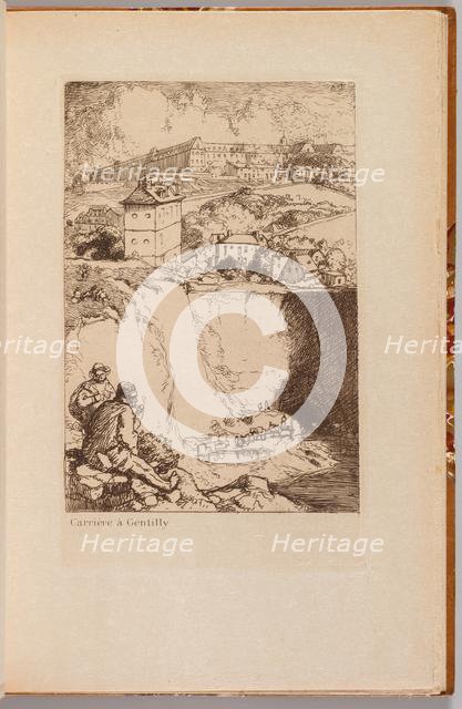 Catalogue de LExposition de August Lepère: Carrière à Gentilly, 1908. Creator: Auguste Louis Lepère (French, 1849-1918).