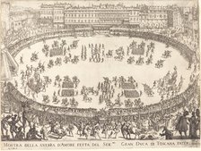 Parade in the Amphitheater, 1616. Creator: Jacques Callot.
