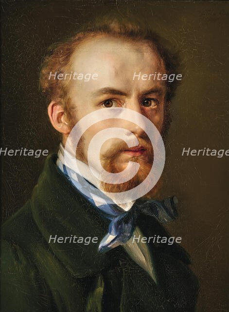 Self-portrait, 1845. Creator: Trautschold; Carl Friedrich Wilhelm (1815-1877).