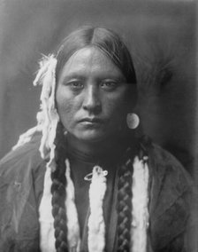 Kutenai female type, c1910. Creator: Edward Sheriff Curtis.