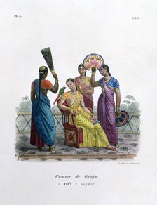 'Wife of a Rajah', 1828. Artist: Marlet et Cie