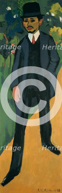 Portrait of Erich Heckel, 1910.