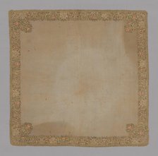 Cover or Handkerchief, Turkey, 1775/1900. Creator: Unknown.