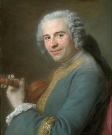 Portrait of Jean-Joseph Cassanéa de Mondonville, 1746/47. Creator: Maurice-Quentin de La Tour.