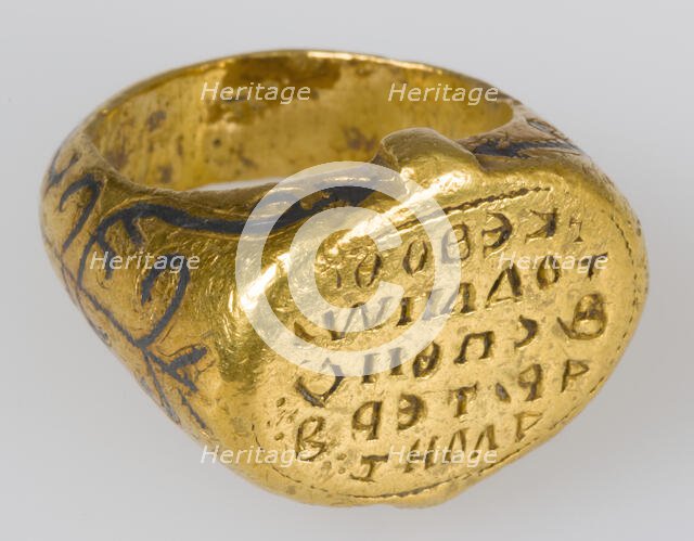 Signet Ring of John, Imperial Spatharios, Byzantine, 10th century. Creator: Unknown.