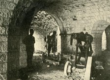 Artillery at Fort Souville, Verdun, northern France, First World War, c1916, (c1920). Creator: Unknown.