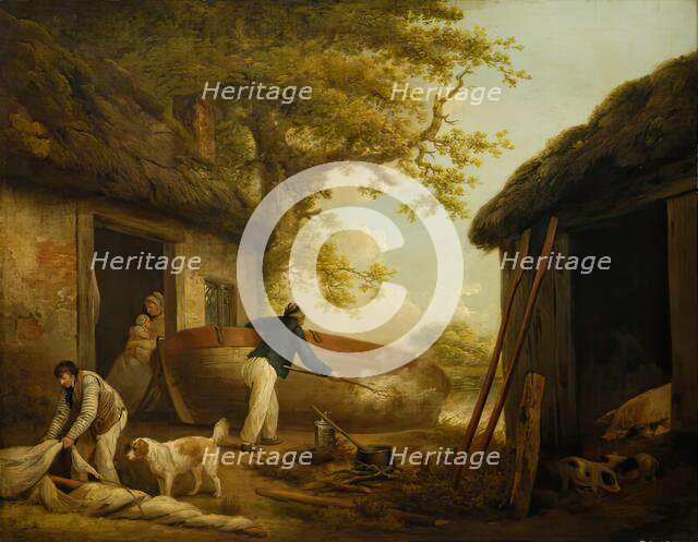The Boatman's House. Creator: George Morland.