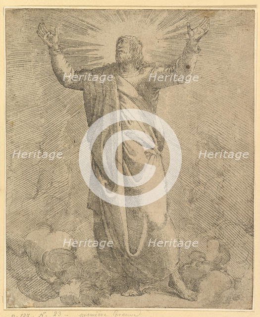 The Saviour Covered in a Large Cloak. Creator: Battista Franco Veneziano.