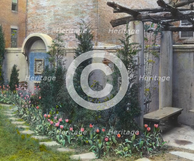 Laura Stafford Stewart house, 205 West 13th Street, New York, New York, 1922. Creator: Frances Benjamin Johnston.