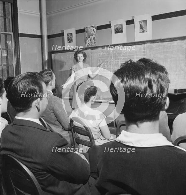 Metropolitan Vocational High School, New York, N.Y., ca. July 1947. Creator: William Paul Gottlieb.