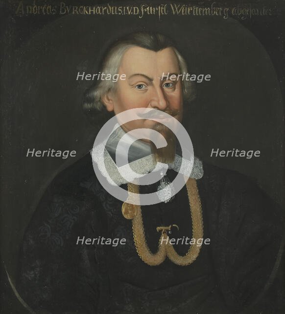 Andreas Burckardt, c17th century. Creator: Anon.