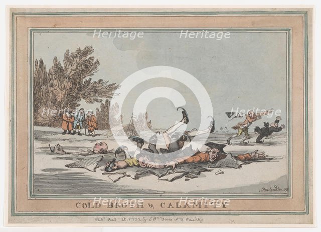 Cold Broth & Calamity, January 26, 1792., January 26, 1792. Creator: Thomas Rowlandson.