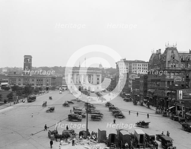Exchange Place, Providence, R.I., between 1900 and 1920. Creator: Unknown.