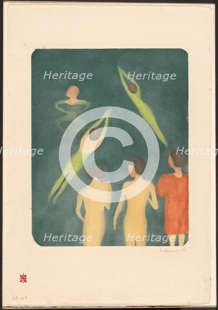 Boys Bathing, 1896. Creator: Edvard Munch.