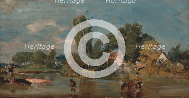 Flatford Mill, between 1810 and 1811. Creator: John Constable.