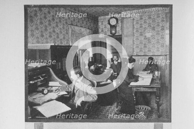 General office Virginia Beneficial and Insurance Co., Norfolk, Va., 1907. Creator: Unknown.