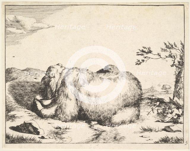 from The Set of The Bears, ca. 1664. Creator: Marcus de Bye.