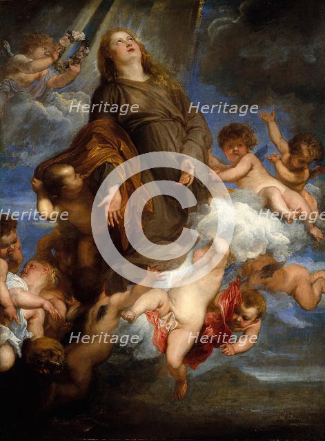 Saint Rosalie Interceding for the Plague-stricken of Palermo, 1624. Creator: Anthony van Dyck.