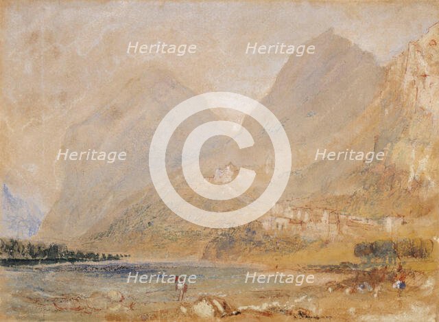 Martinswand, near Innsbruck, 1833. Creator: JMW Turner.