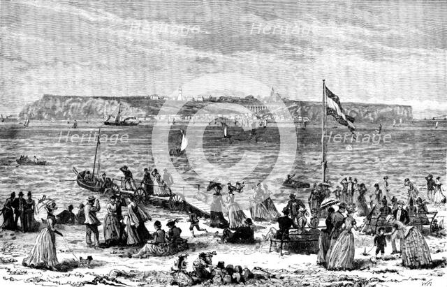 Heligoland, the island to be ceded to Germany, 1890. Creator: Unknown.